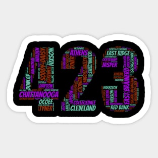 Chattanooga and the 423 Sticker